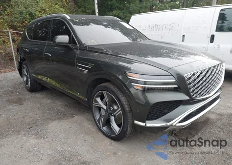 2025 Genesis Gv80 2.5T Prestige Awd из США, поврежденный, VIN KMUHCESB8SU250942